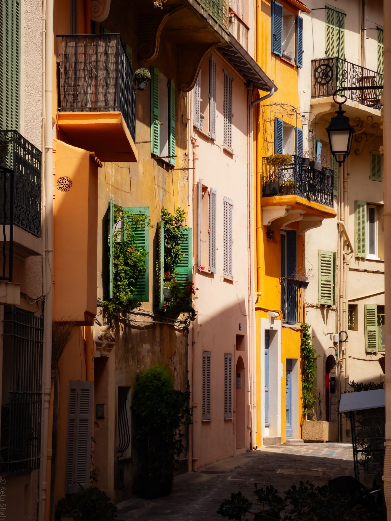 Old town shutters
